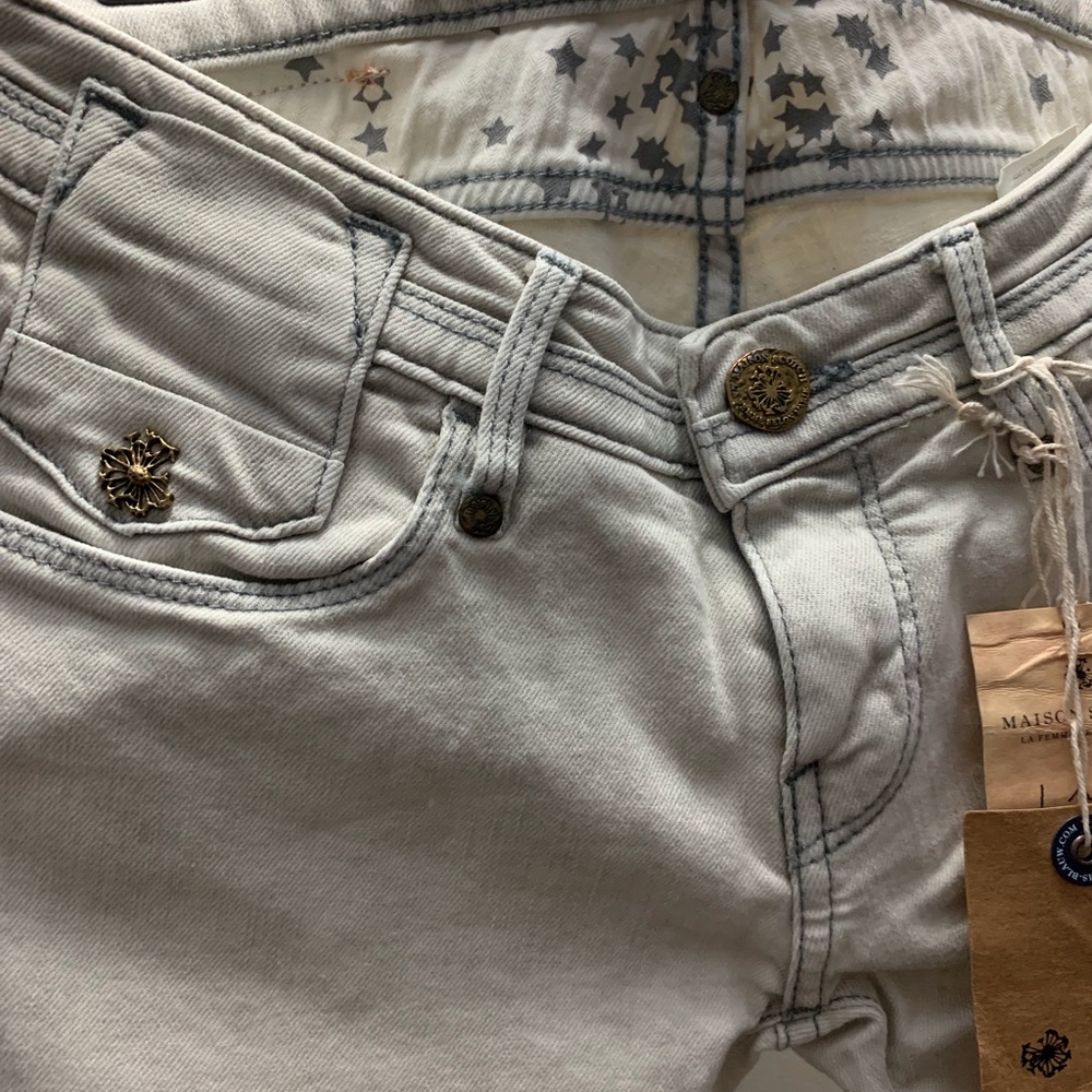 NWT Scotch and Soda White Skinny Denim